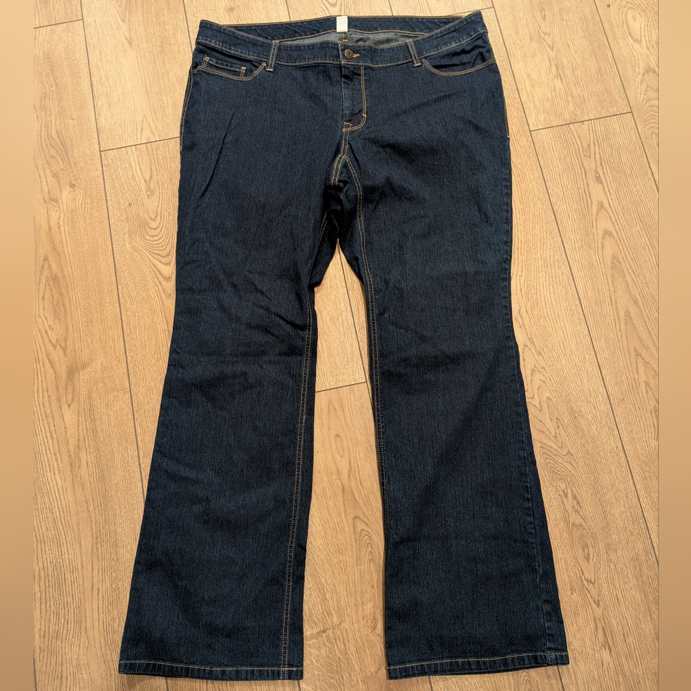 Old Navy Women's Boot Cut Jeans - Dark Blue
